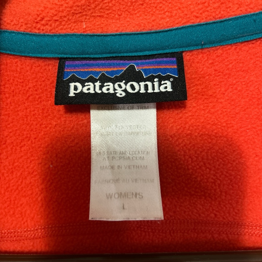 Patagonia Orange/Ref Fleece Jacket - Picture 4 of 4
